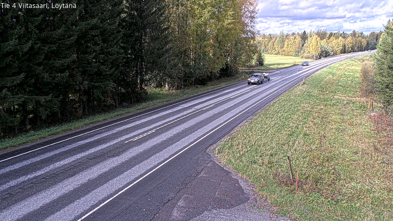 Weather Camera Image Väg 4 Viitasaari, Löytänä, Viitasaari, Keski-Suomi