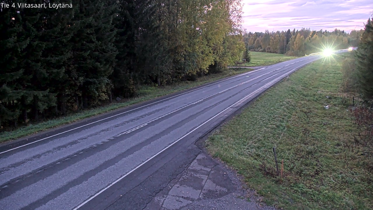 Weather Camera Image Väg 4 Viitasaari, Löytänä, Viitasaari, Keski-Suomi