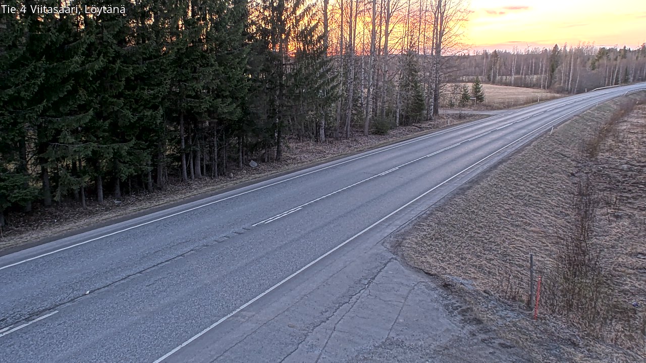 Weather Camera Image Väg 4 Viitasaari, Löytänä, Viitasaari, Keski-Suomi