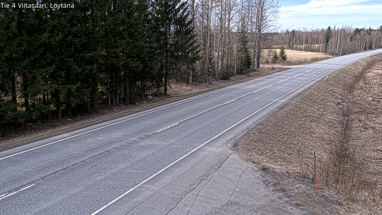 Weather Camera Image Väg 4 Viitasaari, Löytänä, Viitasaari, Keski-Suomi
