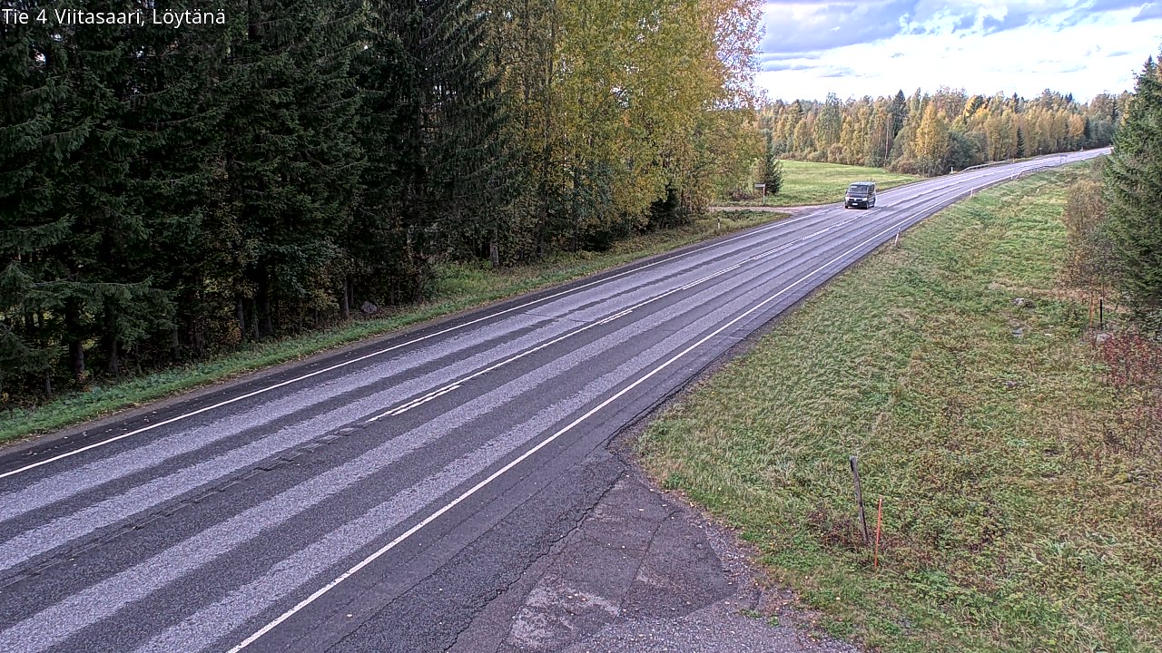 Weather Camera Image Väg 4 Viitasaari, Löytänä, Viitasaari, Keski-Suomi