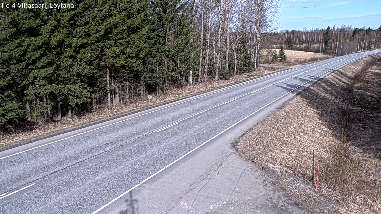 Weather Camera Image Road 4 Viitasaari, Löytänä, Viitasaari, Keski-Suomi