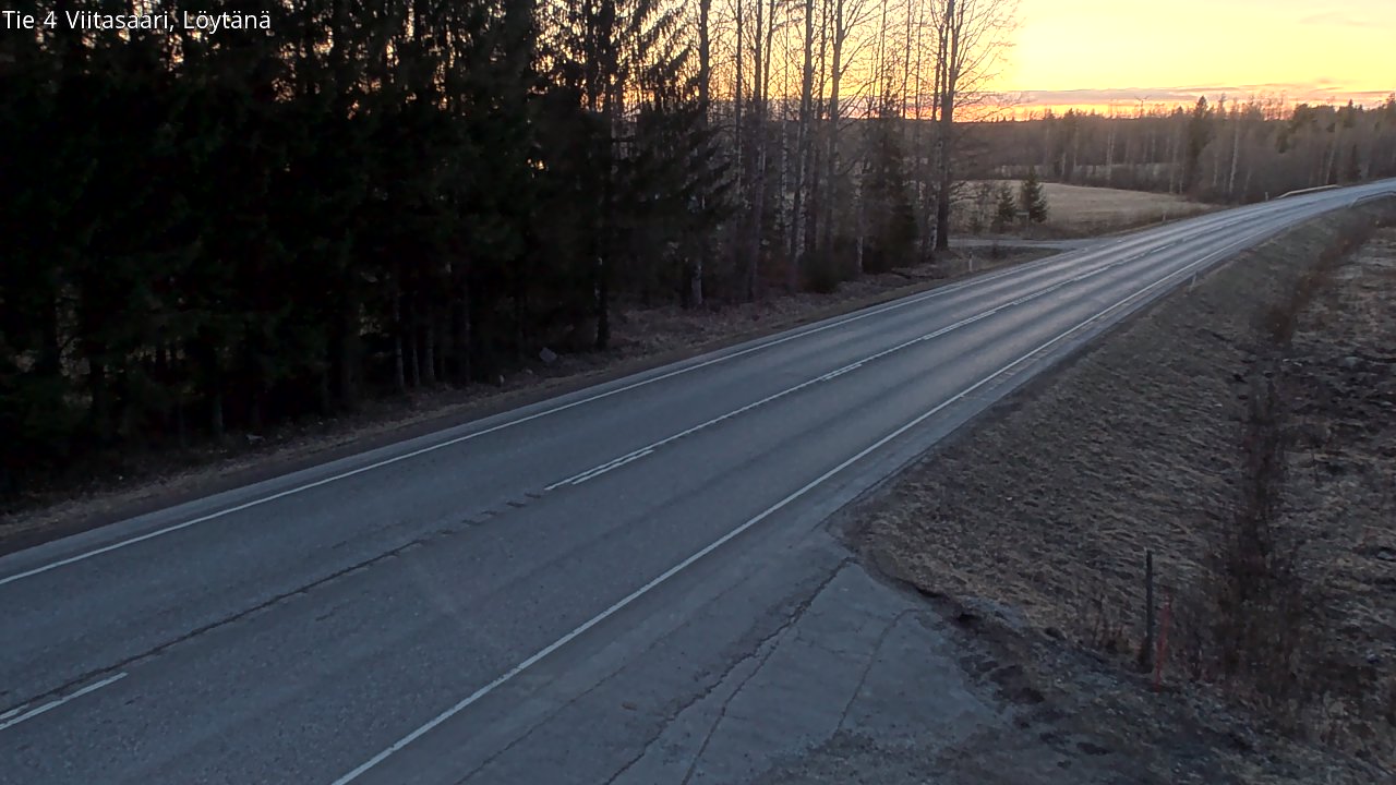 Weather Camera Image Väg 4 Viitasaari, Löytänä, Viitasaari, Keski-Suomi