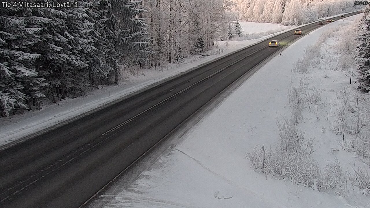 Weather Camera Image Road 4 Viitasaari, Löytänä, Viitasaari, Keski-Suomi