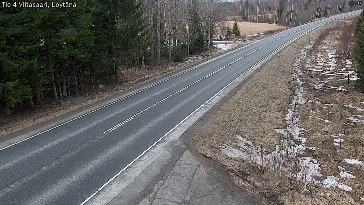 Weather Camera Image Road 4 Viitasaari, Löytänä, Viitasaari, Keski-Suomi
