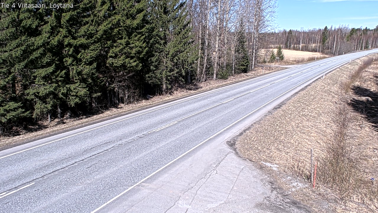 Weather Camera Image Väg 4 Viitasaari, Löytänä, Viitasaari, Keski-Suomi