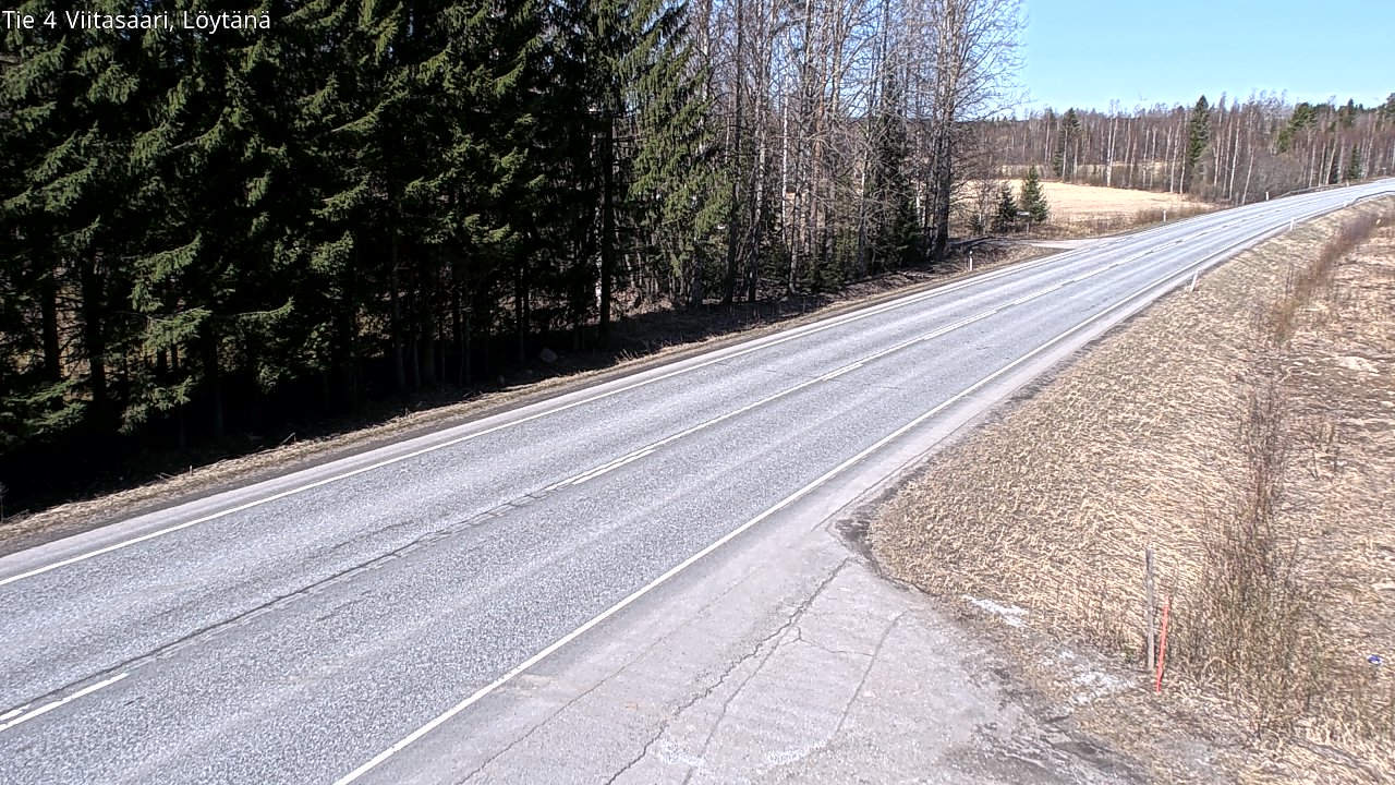 Weather Camera Image Väg 4 Viitasaari, Löytänä, Viitasaari, Keski-Suomi