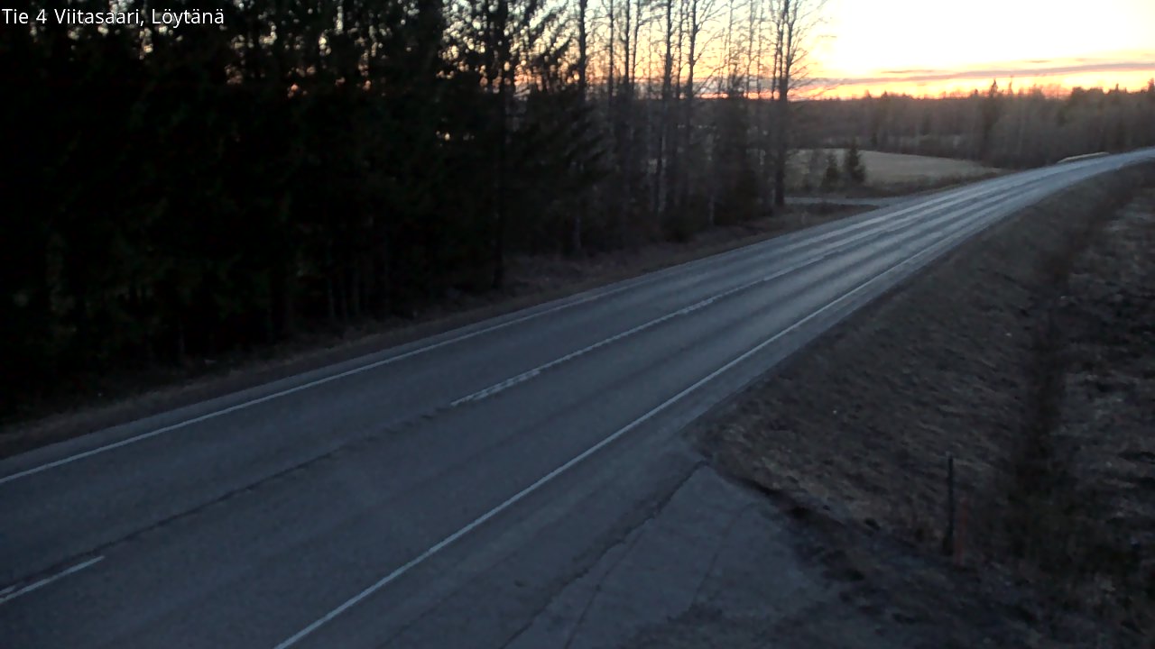 Weather Camera Image Väg 4 Viitasaari, Löytänä, Viitasaari, Keski-Suomi