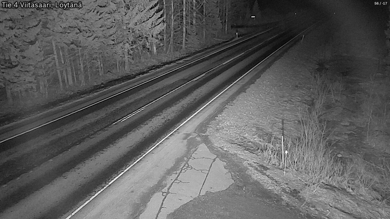 Weather Camera Image Väg 4 Viitasaari, Löytänä, Viitasaari, Keski-Suomi