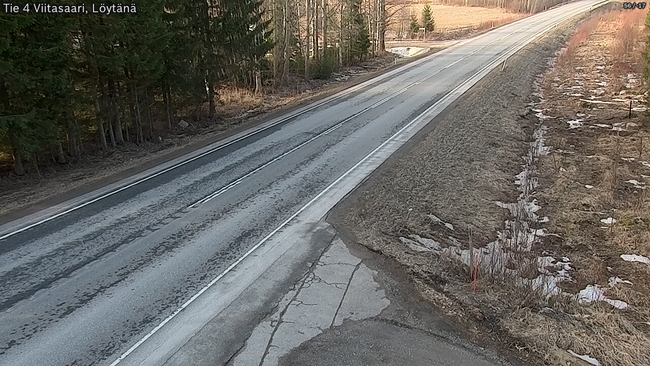 Weather Camera Image Road 4 Viitasaari, Löytänä, Viitasaari, Keski-Suomi