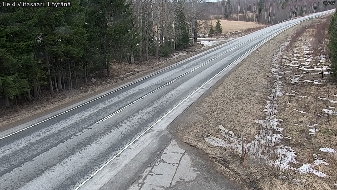 Weather Camera Image Road 4 Viitasaari, Löytänä, Viitasaari, Keski-Suomi