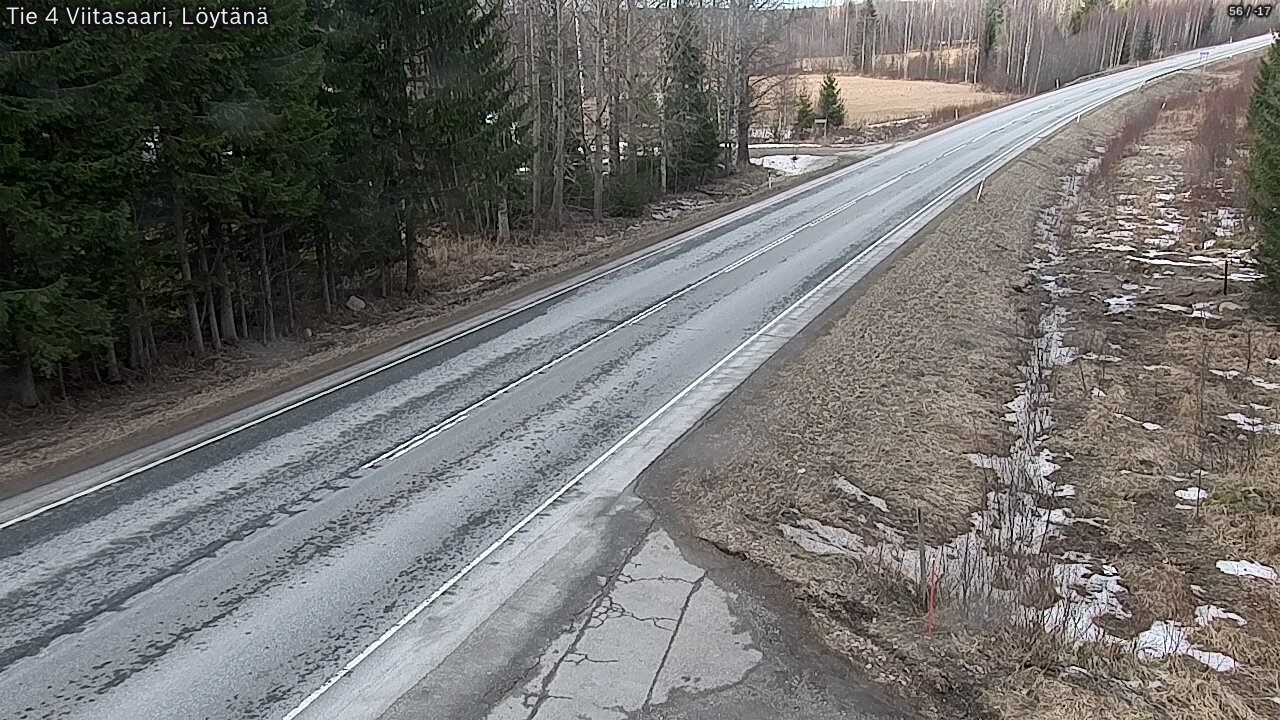 Weather Camera Image Road 4 Viitasaari, Löytänä, Viitasaari, Keski-Suomi