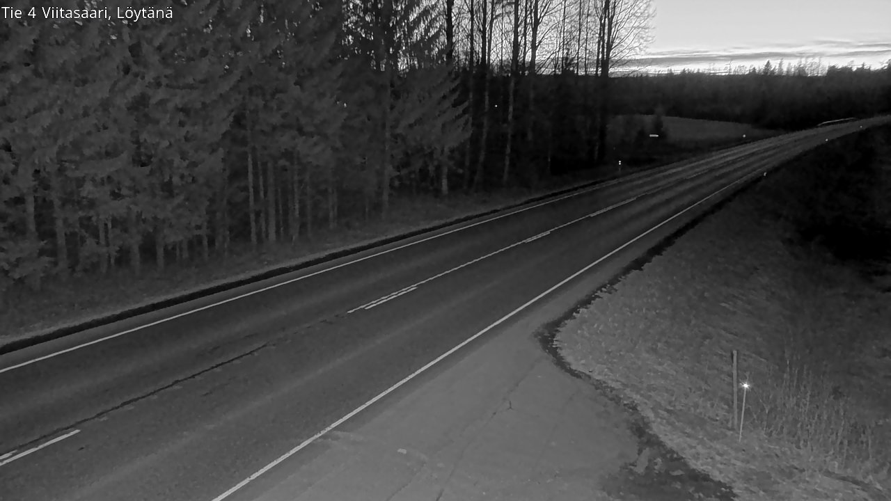 Weather Camera Image Väg 4 Viitasaari, Löytänä, Viitasaari, Keski-Suomi