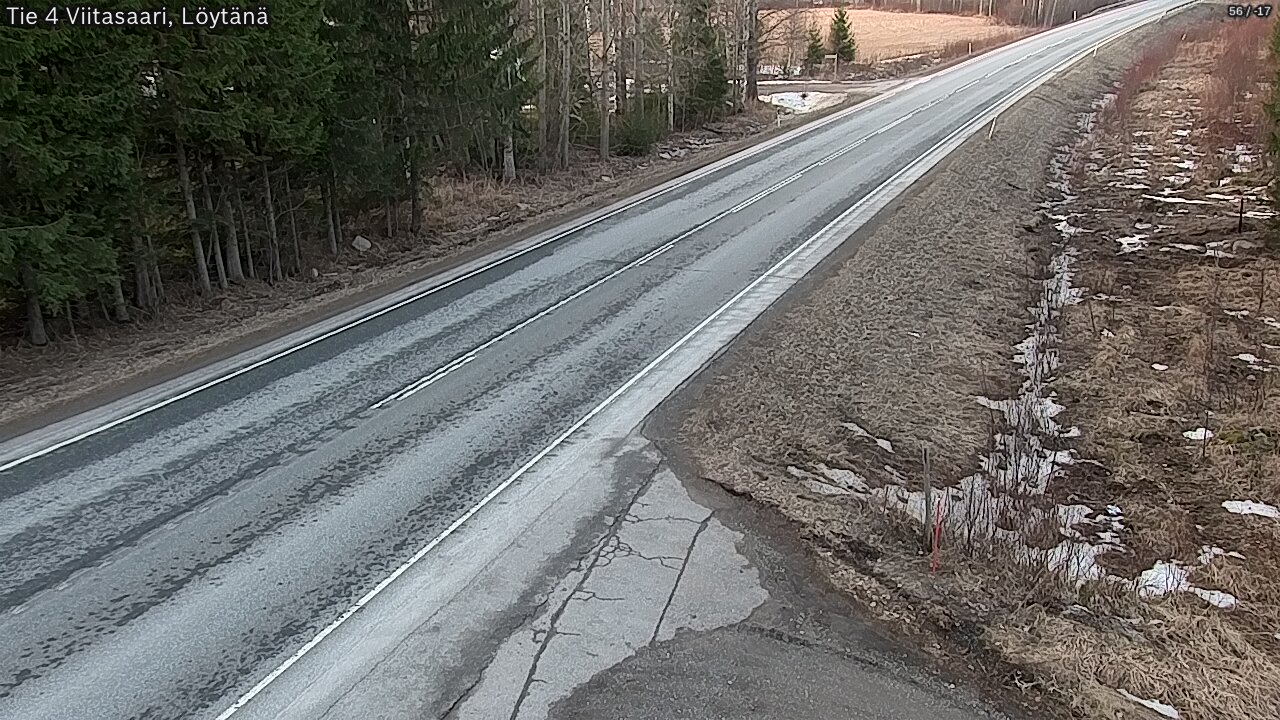 Weather Camera Image Väg 4 Viitasaari, Löytänä, Viitasaari, Keski-Suomi
