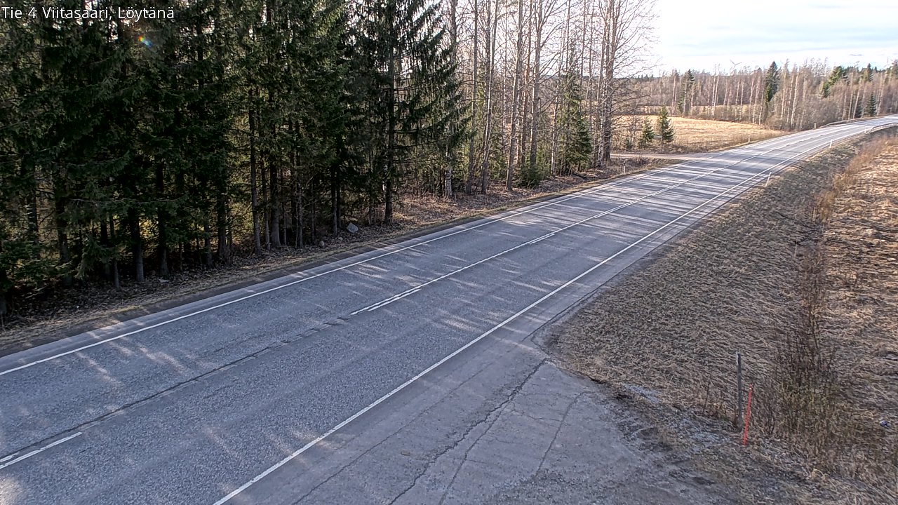 Weather Camera Image Väg 4 Viitasaari, Löytänä, Viitasaari, Keski-Suomi