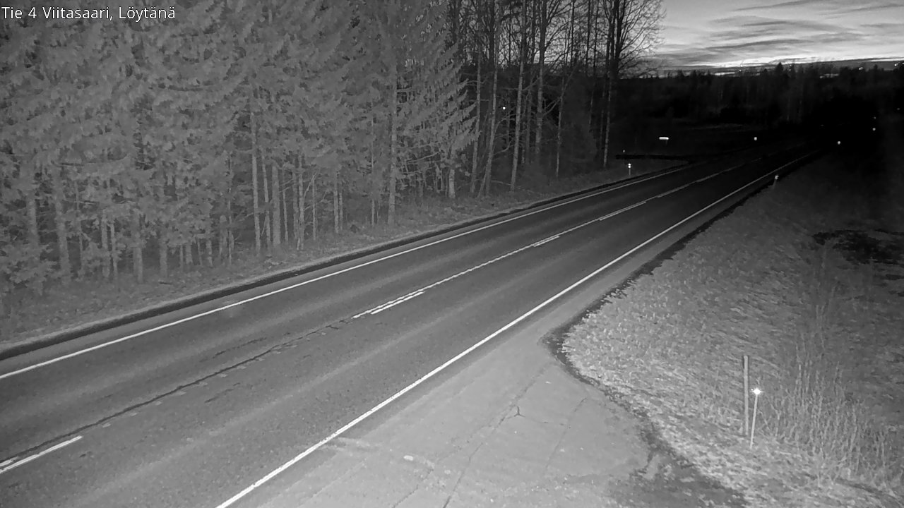 Weather Camera Image Väg 4 Viitasaari, Löytänä, Viitasaari, Keski-Suomi