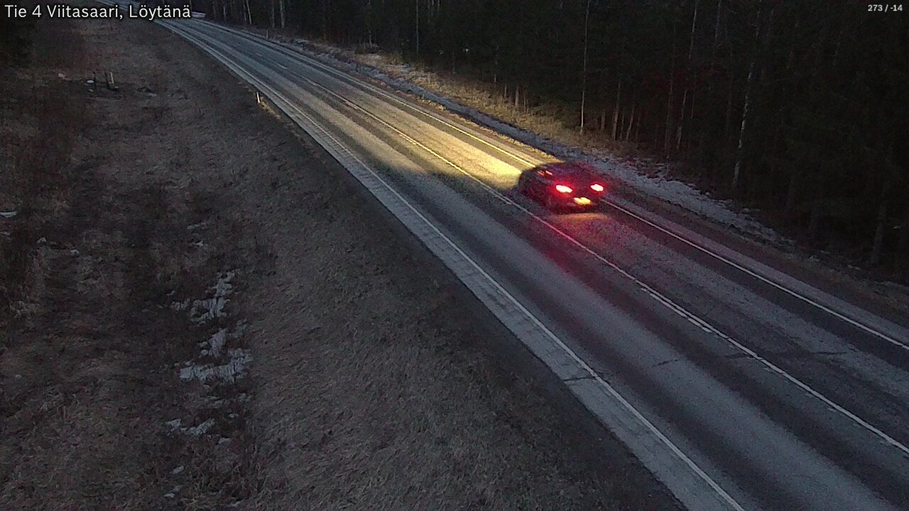 Weather Camera Image Väg 4 Viitasaari, Löytänä, Viitasaari, Keski-Suomi