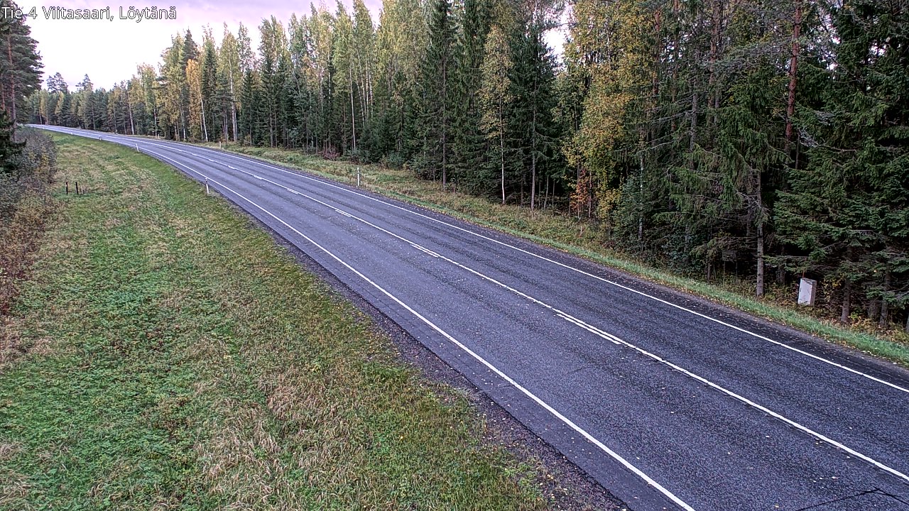 Weather Camera Image Väg 4 Viitasaari, Löytänä, Viitasaari, Keski-Suomi