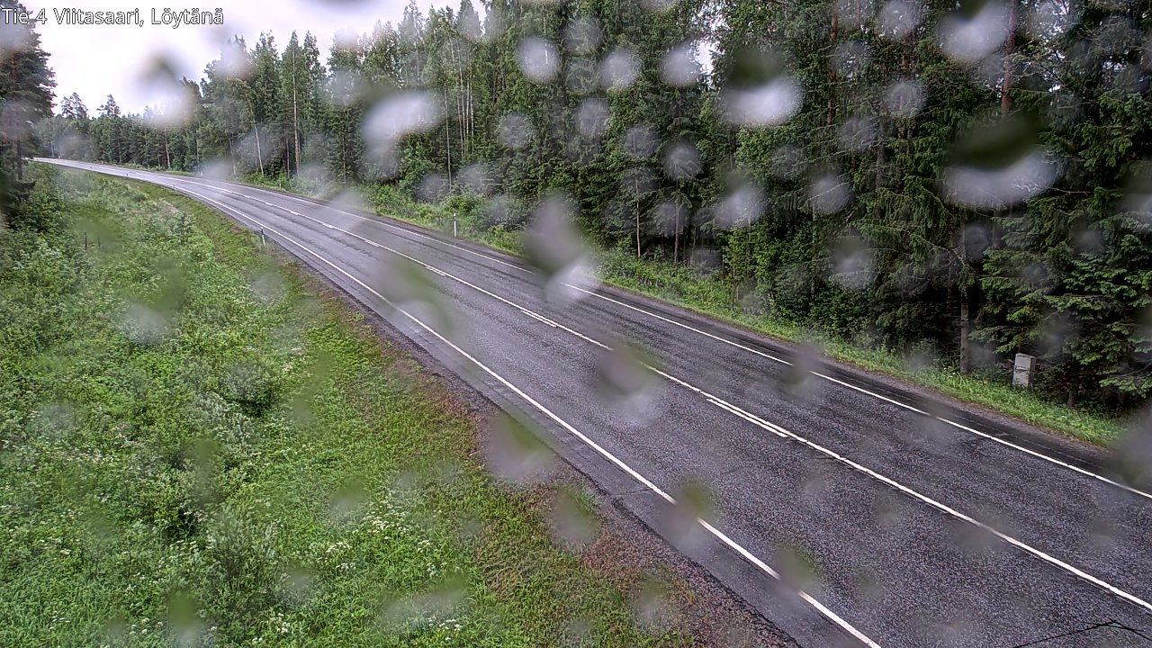 Weather Camera Image Väg 4 Viitasaari, Löytänä, Viitasaari, Keski-Suomi