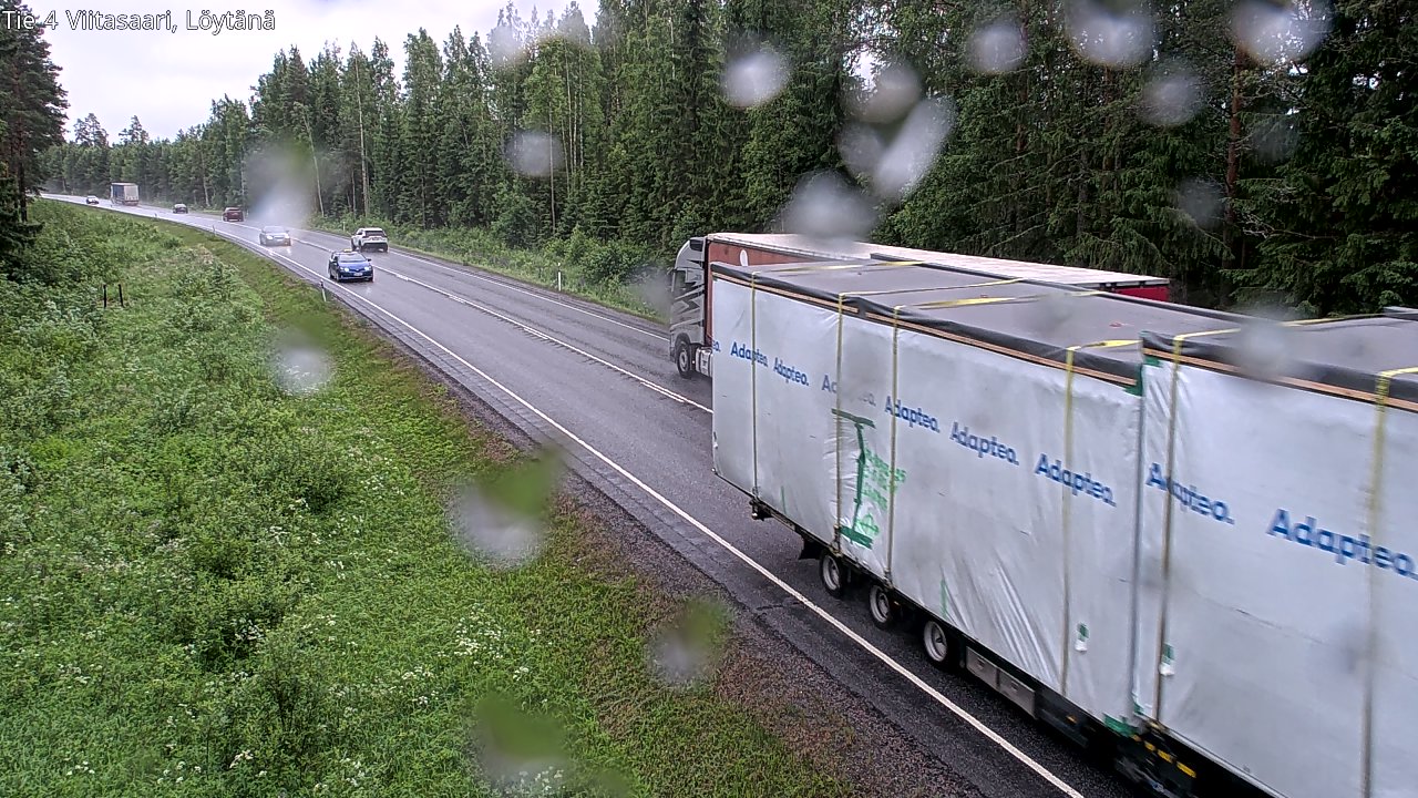 Weather Camera Image Väg 4 Viitasaari, Löytänä, Viitasaari, Keski-Suomi