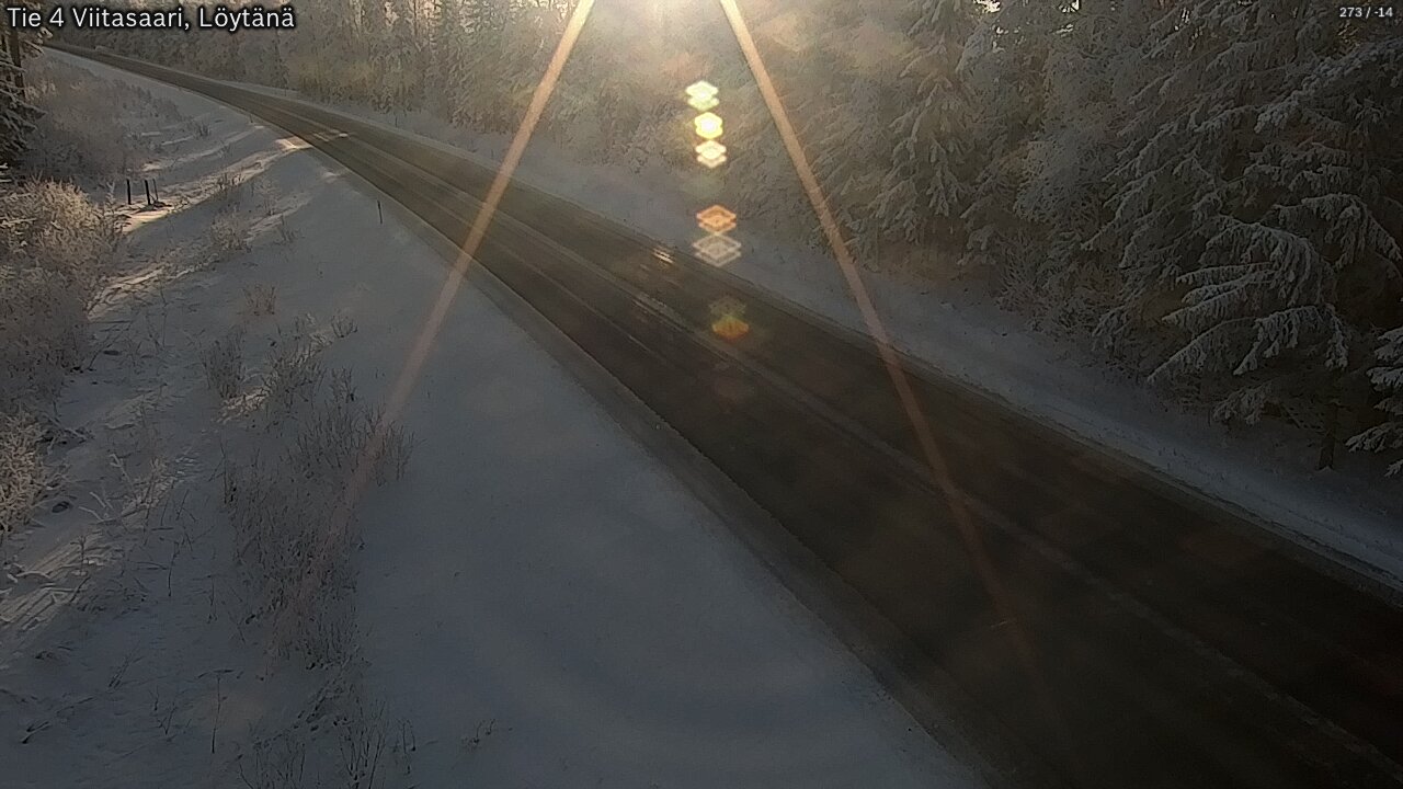 Weather Camera Image Road 4 Viitasaari, Löytänä, Viitasaari, Keski-Suomi