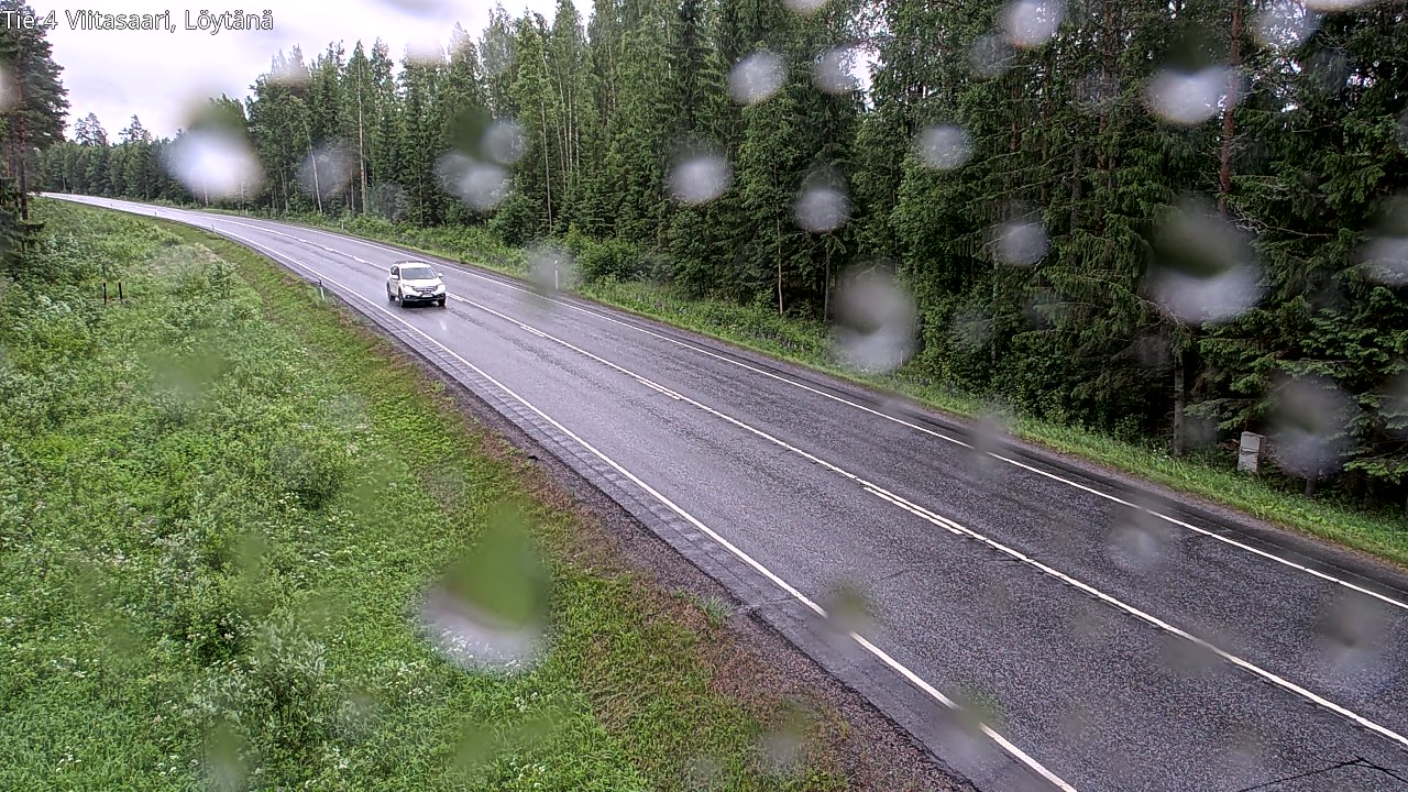 Weather Camera Image Väg 4 Viitasaari, Löytänä, Viitasaari, Keski-Suomi