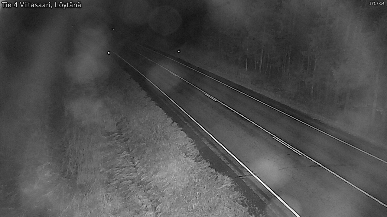 Weather Camera Image Väg 4 Viitasaari, Löytänä, Viitasaari, Keski-Suomi
