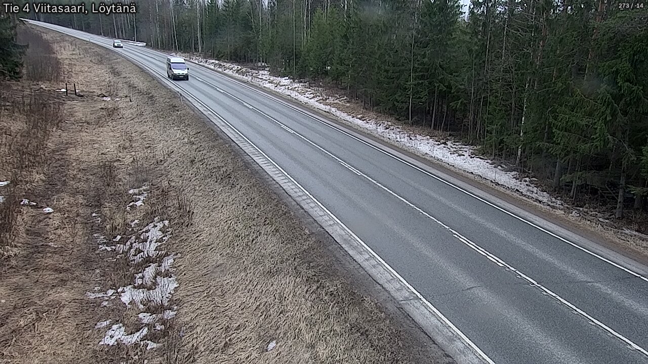 Weather Camera Image Väg 4 Viitasaari, Löytänä, Viitasaari, Keski-Suomi
