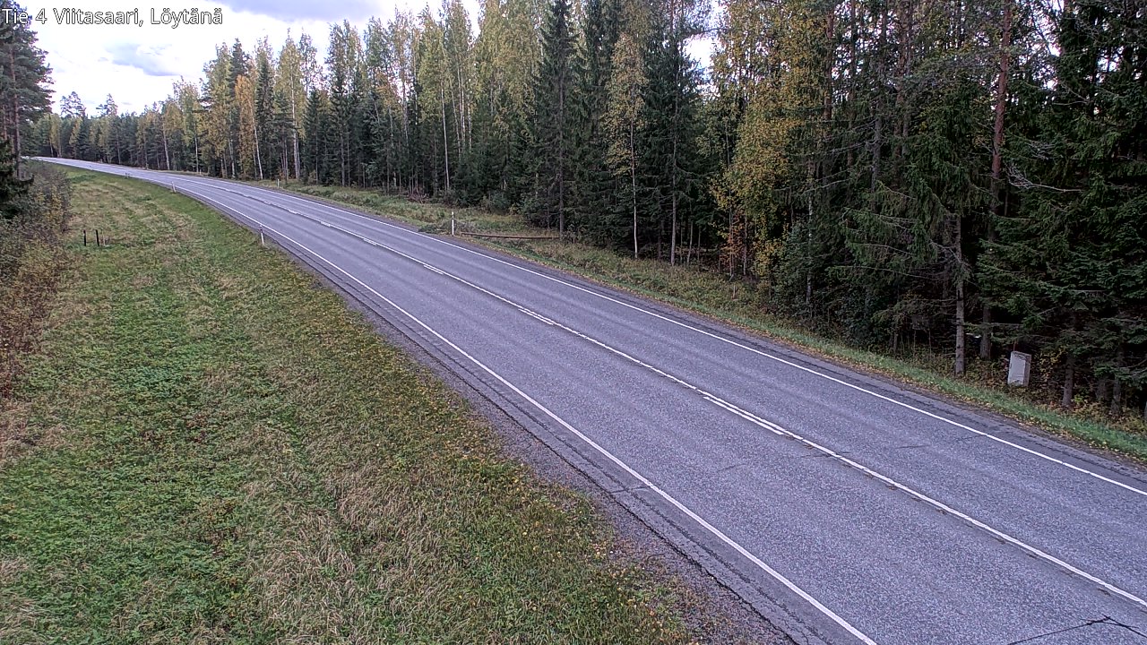 Weather Camera Image Väg 4 Viitasaari, Löytänä, Viitasaari, Keski-Suomi
