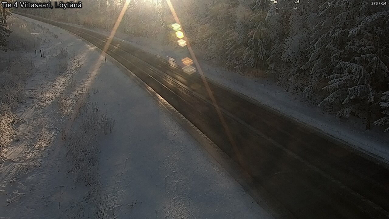 Weather Camera Image Road 4 Viitasaari, Löytänä, Viitasaari, Keski-Suomi