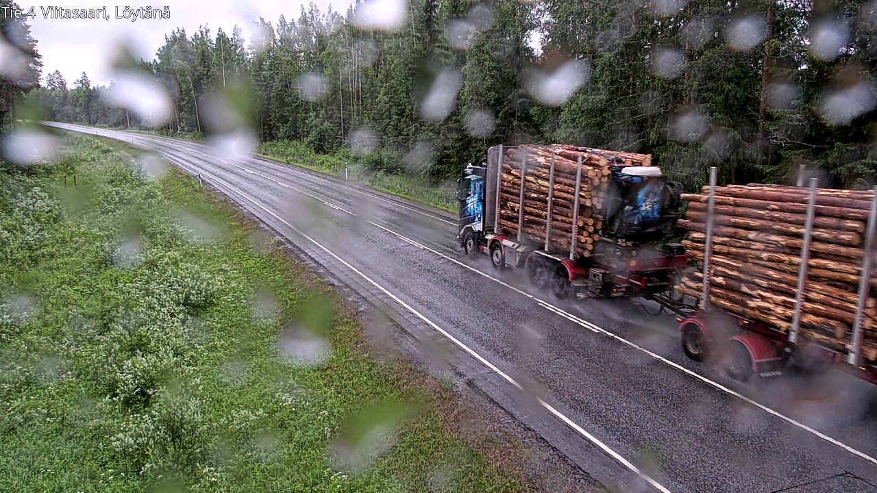 Weather Camera Image Väg 4 Viitasaari, Löytänä, Viitasaari, Keski-Suomi