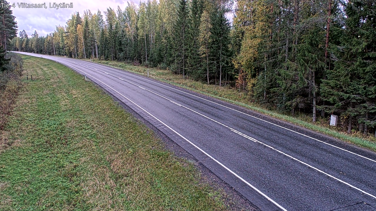 Weather Camera Image Väg 4 Viitasaari, Löytänä, Viitasaari, Keski-Suomi