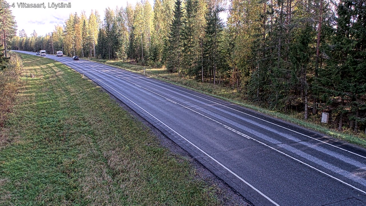 Weather Camera Image Väg 4 Viitasaari, Löytänä, Viitasaari, Keski-Suomi