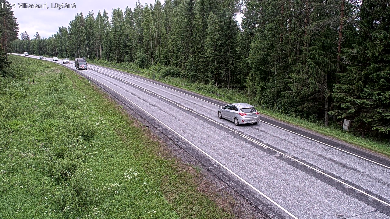 Weather Camera Image Väg 4 Viitasaari, Löytänä, Viitasaari, Keski-Suomi