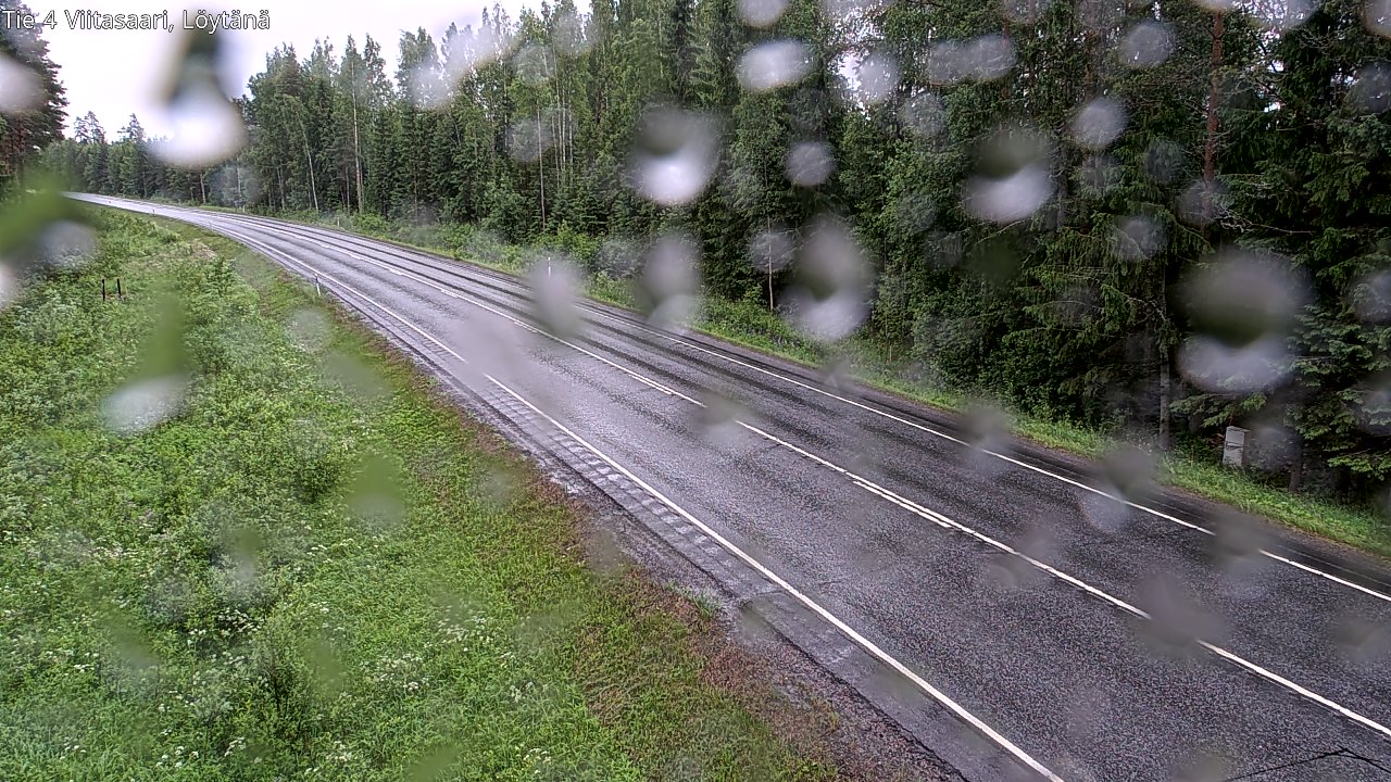 Weather Camera Image Väg 4 Viitasaari, Löytänä, Viitasaari, Keski-Suomi