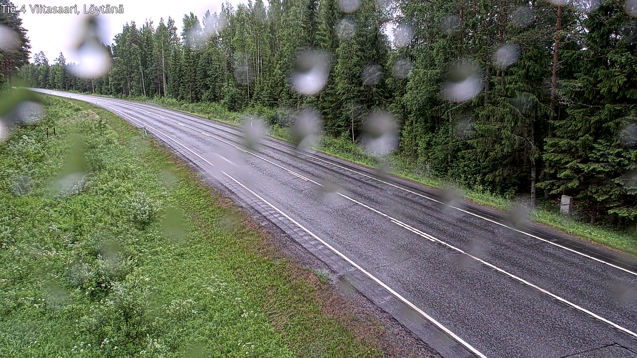 Weather Camera Image Väg 4 Viitasaari, Löytänä, Viitasaari, Keski-Suomi