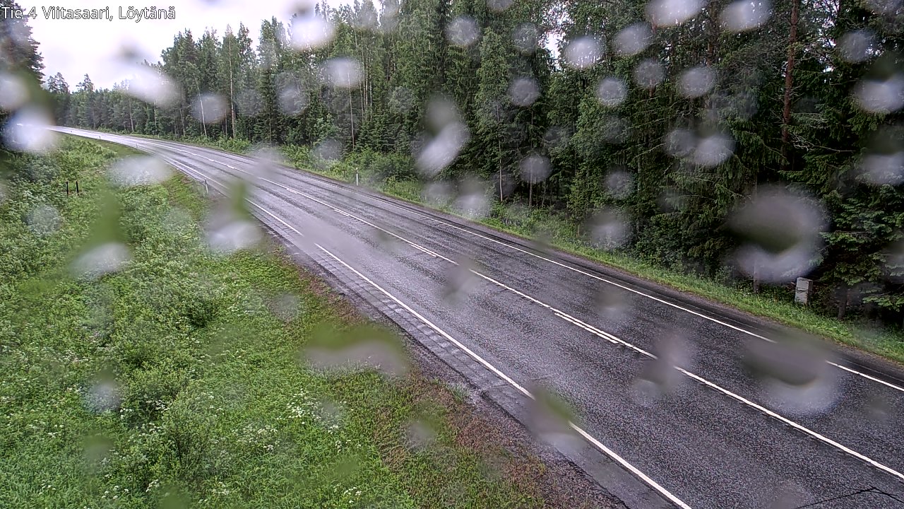 Weather Camera Image Väg 4 Viitasaari, Löytänä, Viitasaari, Keski-Suomi