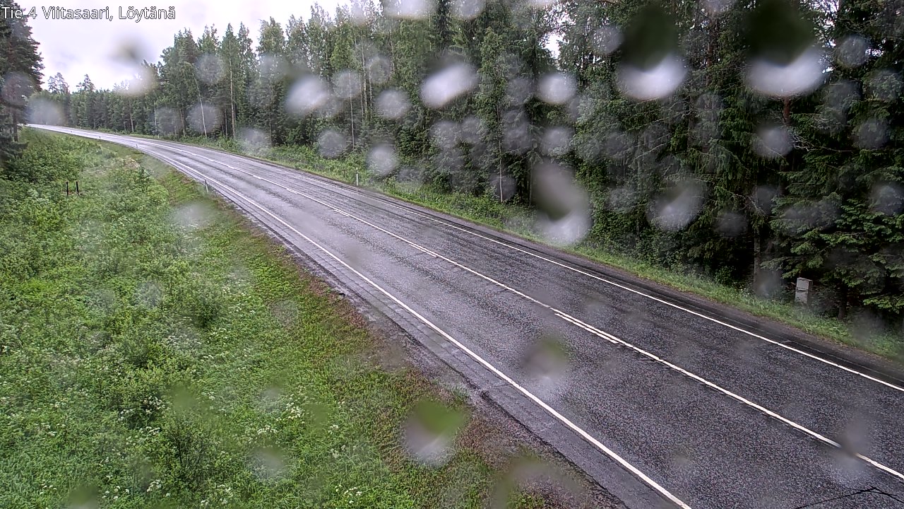 Weather Camera Image Väg 4 Viitasaari, Löytänä, Viitasaari, Keski-Suomi