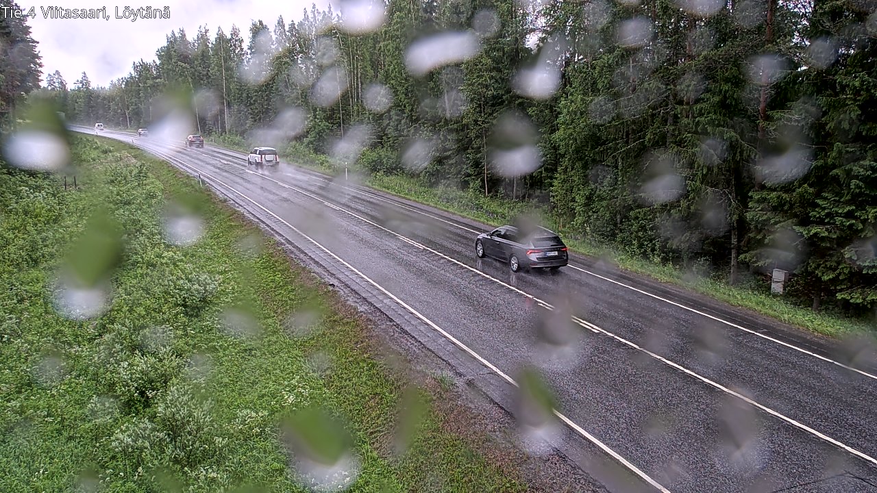 Weather Camera Image Väg 4 Viitasaari, Löytänä, Viitasaari, Keski-Suomi