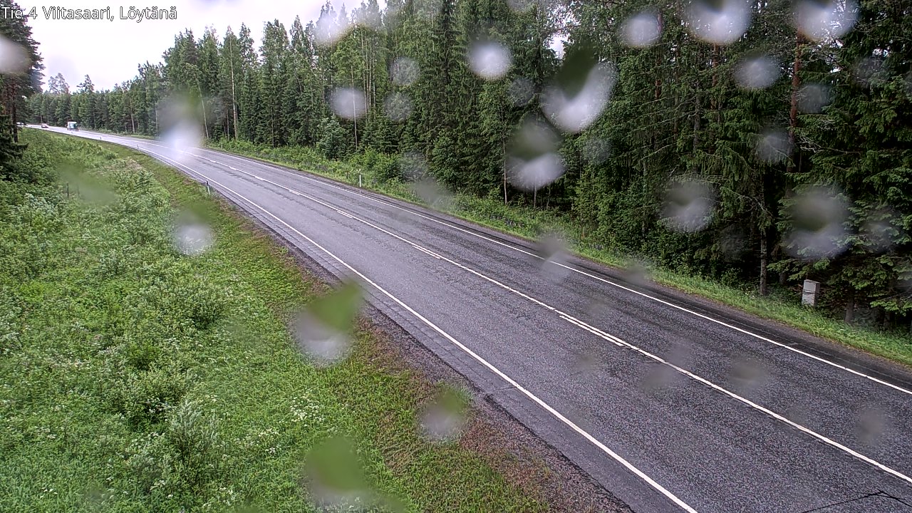 Weather Camera Image Väg 4 Viitasaari, Löytänä, Viitasaari, Keski-Suomi