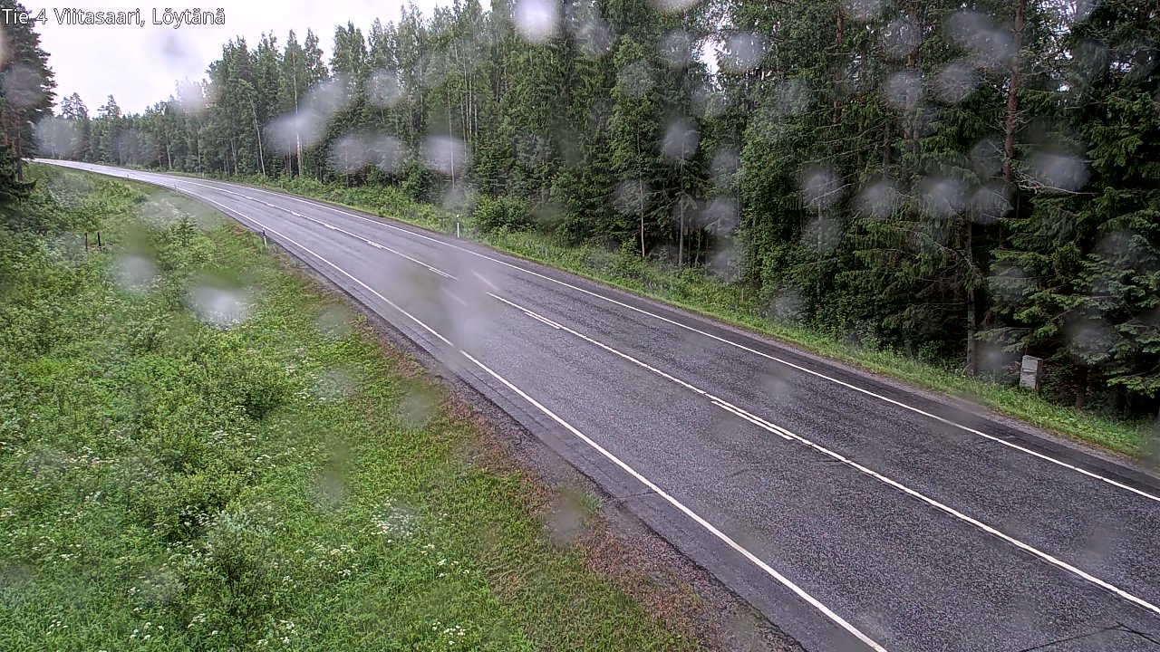 Weather Camera Image Väg 4 Viitasaari, Löytänä, Viitasaari, Keski-Suomi