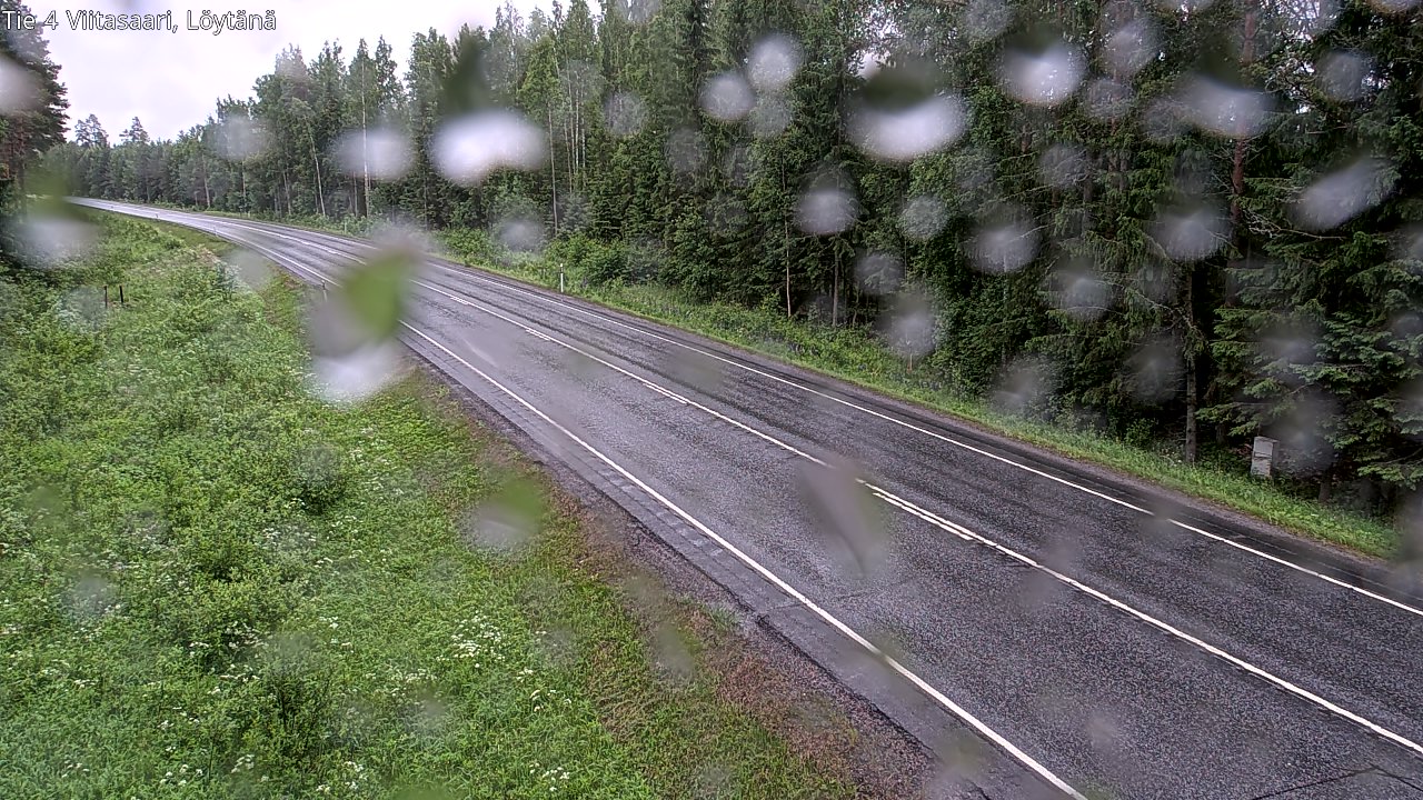 Weather Camera Image Väg 4 Viitasaari, Löytänä, Viitasaari, Keski-Suomi