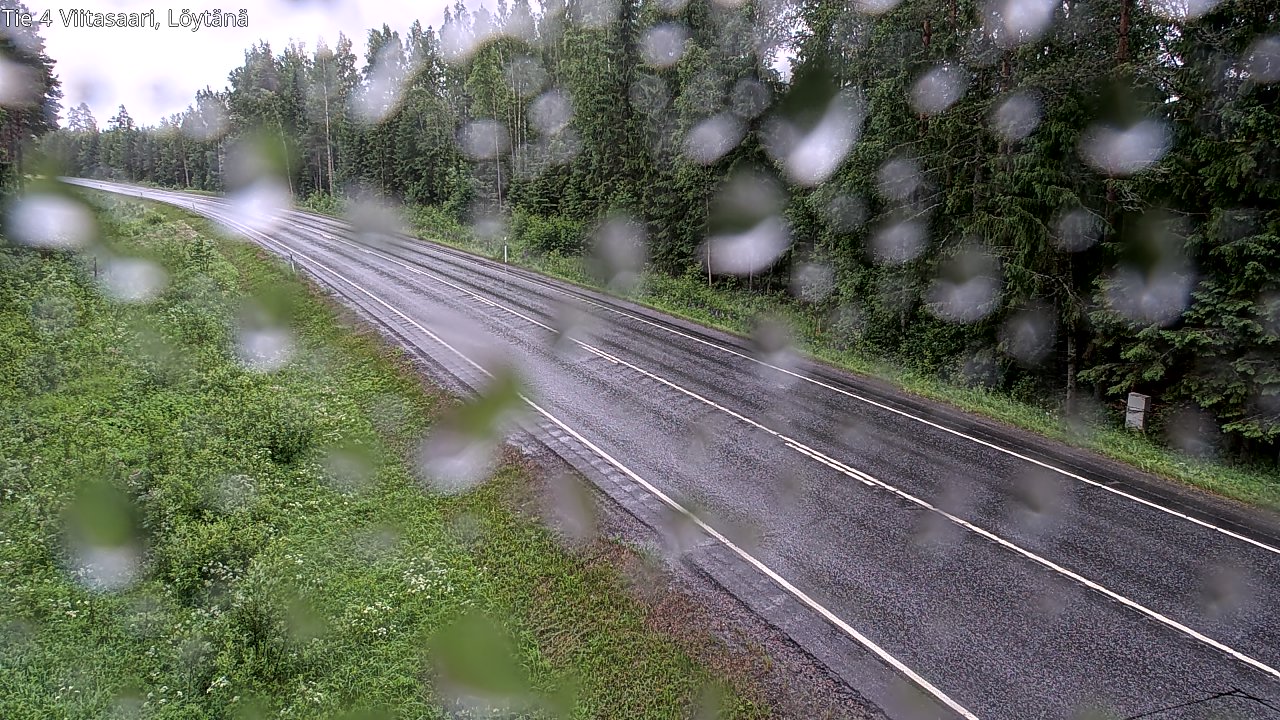 Weather Camera Image Väg 4 Viitasaari, Löytänä, Viitasaari, Keski-Suomi