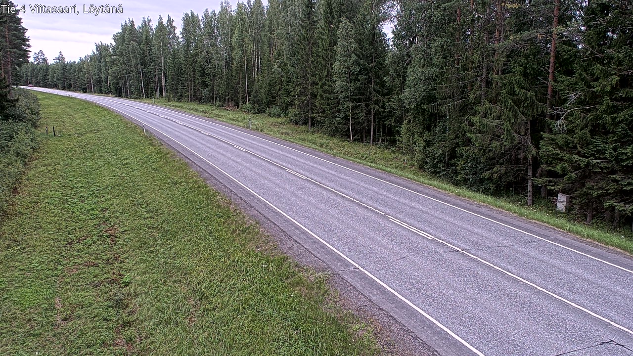 Weather Camera Image Väg 4 Viitasaari, Löytänä, Viitasaari, Keski-Suomi