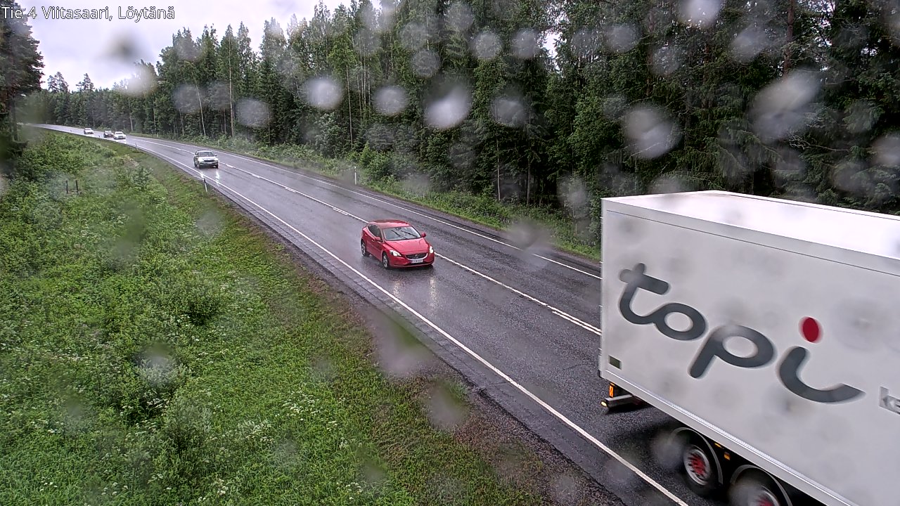 Weather Camera Image Väg 4 Viitasaari, Löytänä, Viitasaari, Keski-Suomi
