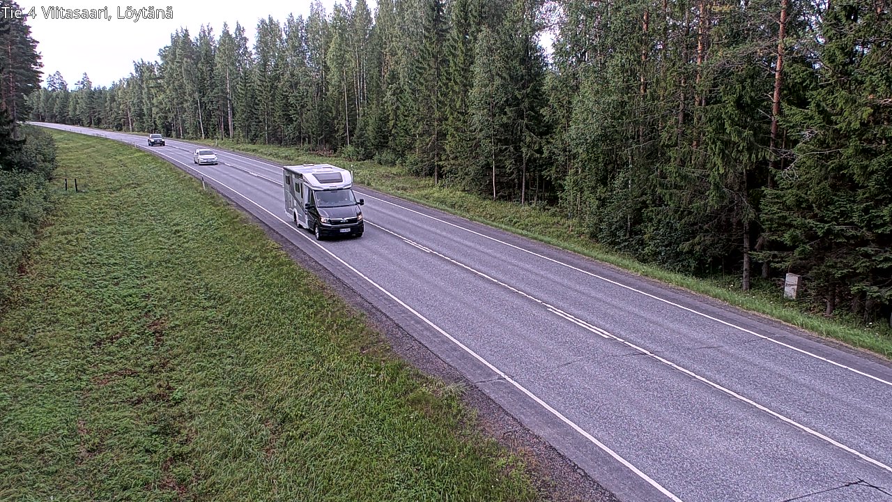 Weather Camera Image Väg 4 Viitasaari, Löytänä, Viitasaari, Keski-Suomi