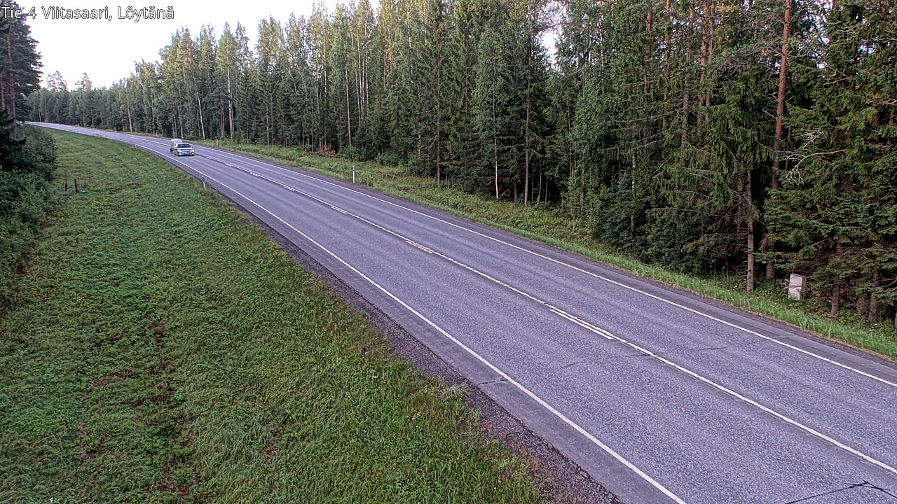 Weather Camera Image Väg 4 Viitasaari, Löytänä, Viitasaari, Keski-Suomi
