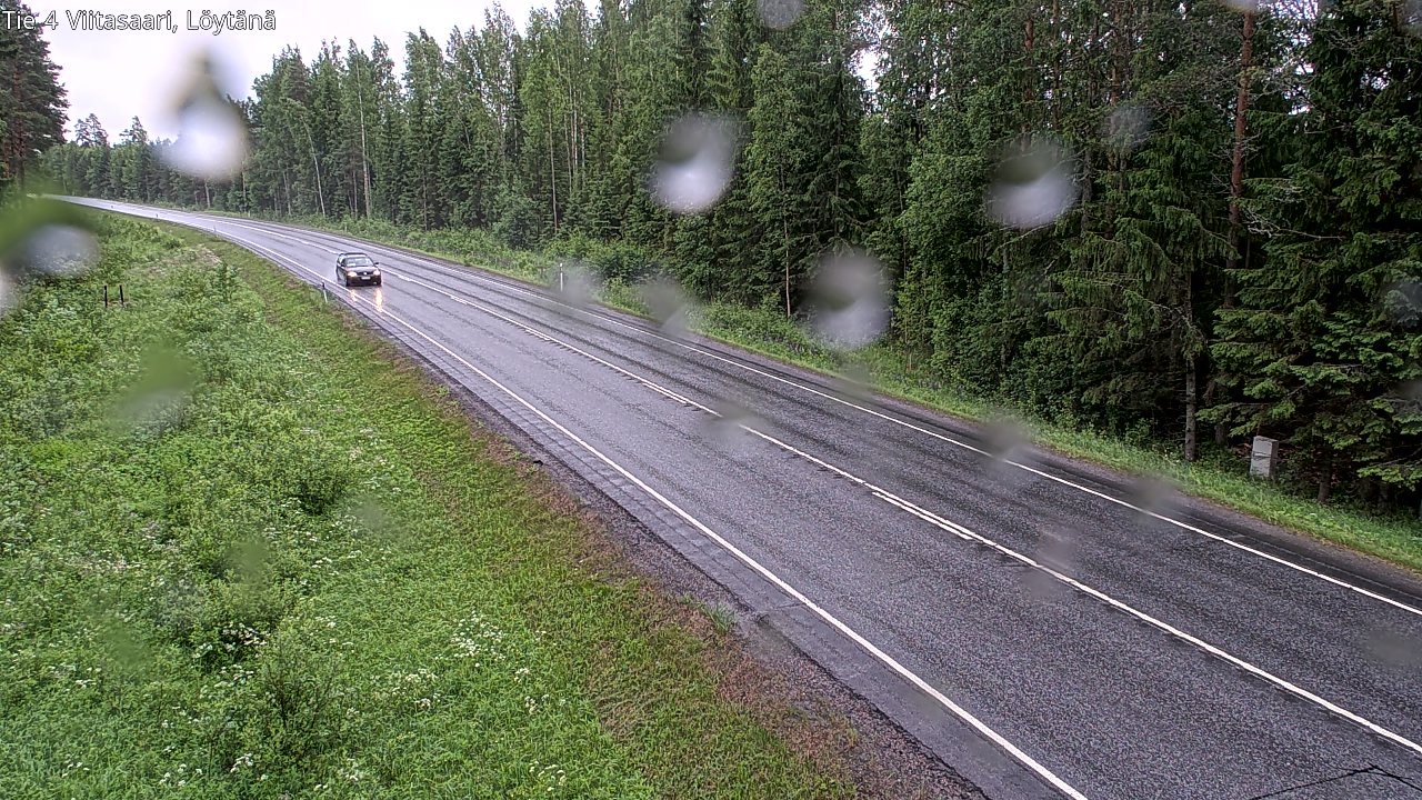 Weather Camera Image Väg 4 Viitasaari, Löytänä, Viitasaari, Keski-Suomi