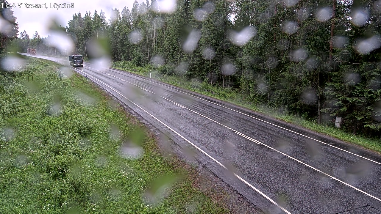 Weather Camera Image Väg 4 Viitasaari, Löytänä, Viitasaari, Keski-Suomi