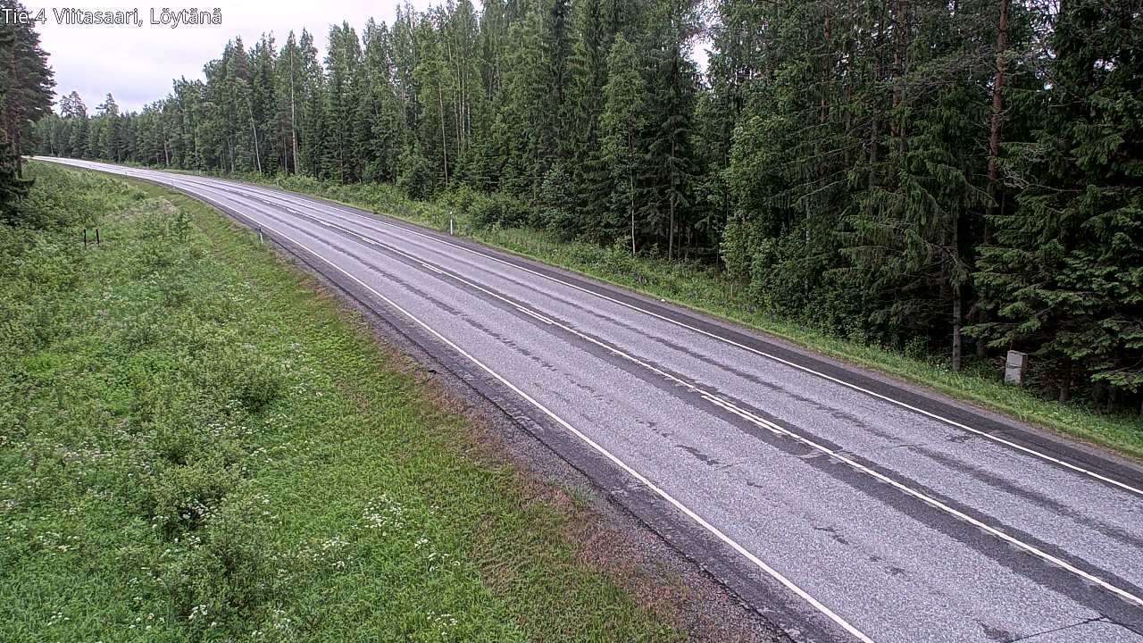 Weather Camera Image Väg 4 Viitasaari, Löytänä, Viitasaari, Keski-Suomi